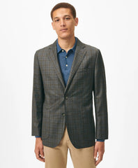 Slim Fit Gingham Sport Coat in Wool / Brooks Brothers Sale
