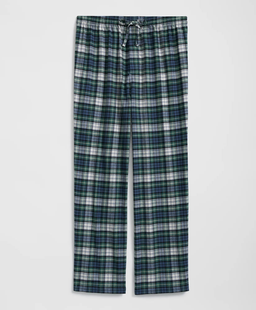Cotton Flannel Tartan Lounge Pants / Brooks Brothers Sale