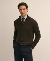 Ultimate Merino Wool Quarter-Zip Sweater / Brooks Brothers Men