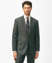 Classic Fit Wool Windowpane 1818 Suit / Brooks Brothers Men