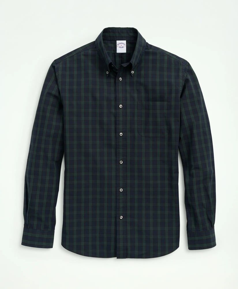 Friday Shirt, Poplin Black Watch / Brooks Brothers Sale