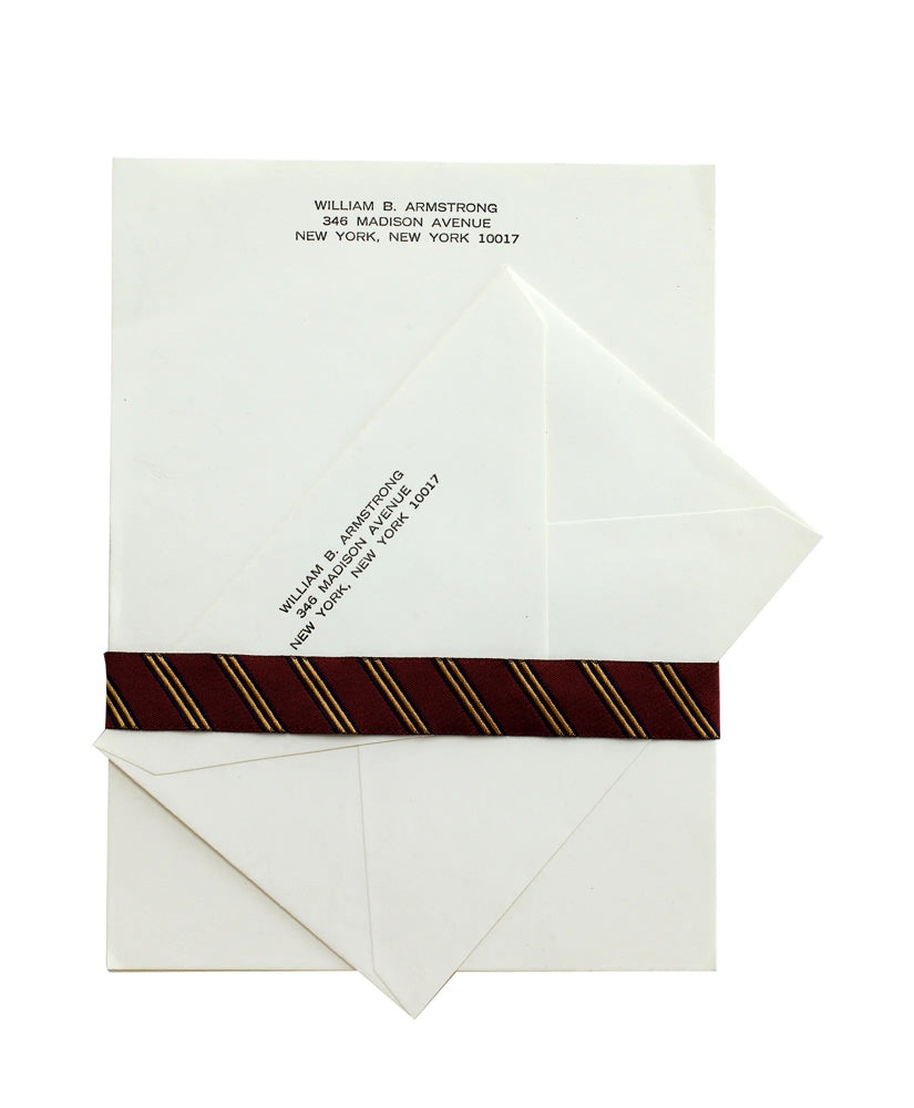 Letter Stationery - 50 Sheets & Envelopes / Brooks Brothers Men