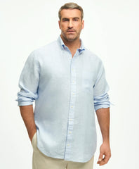 Big & Tall Sport Shirt, Irish Linen / Brooks Brothers Shirts