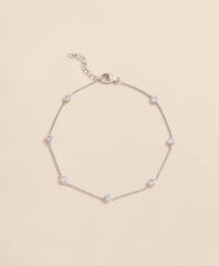 0.5 CT. Lab-Grown Diamond 14k Gold Station Bracelet / Brooks Brothers Women