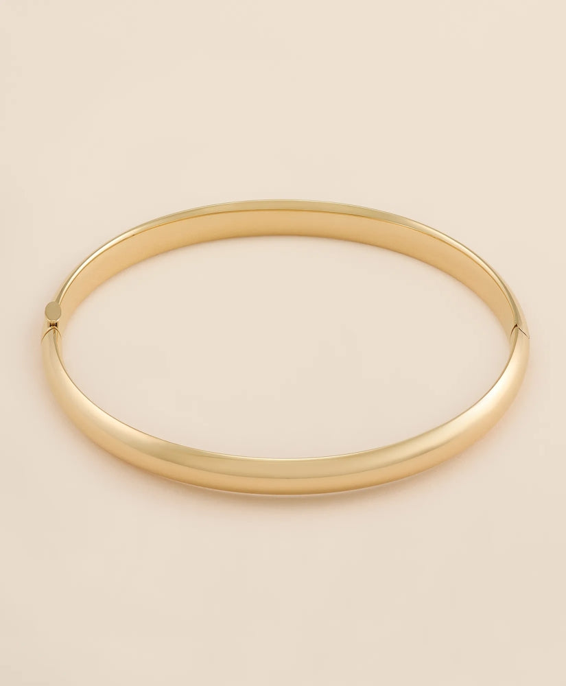 14k Gold Bangle Bracelet / Brooks Brothers Women