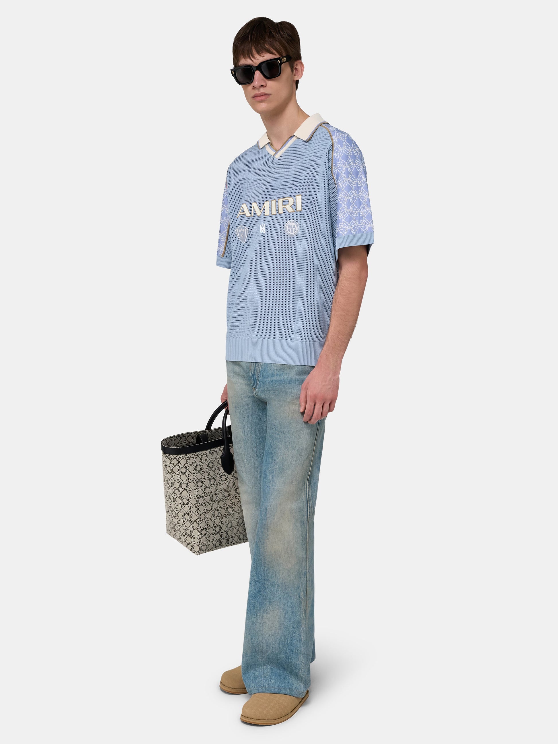 Amiri Sport Mesh Jersey - Sky | Amiri Popular Choice