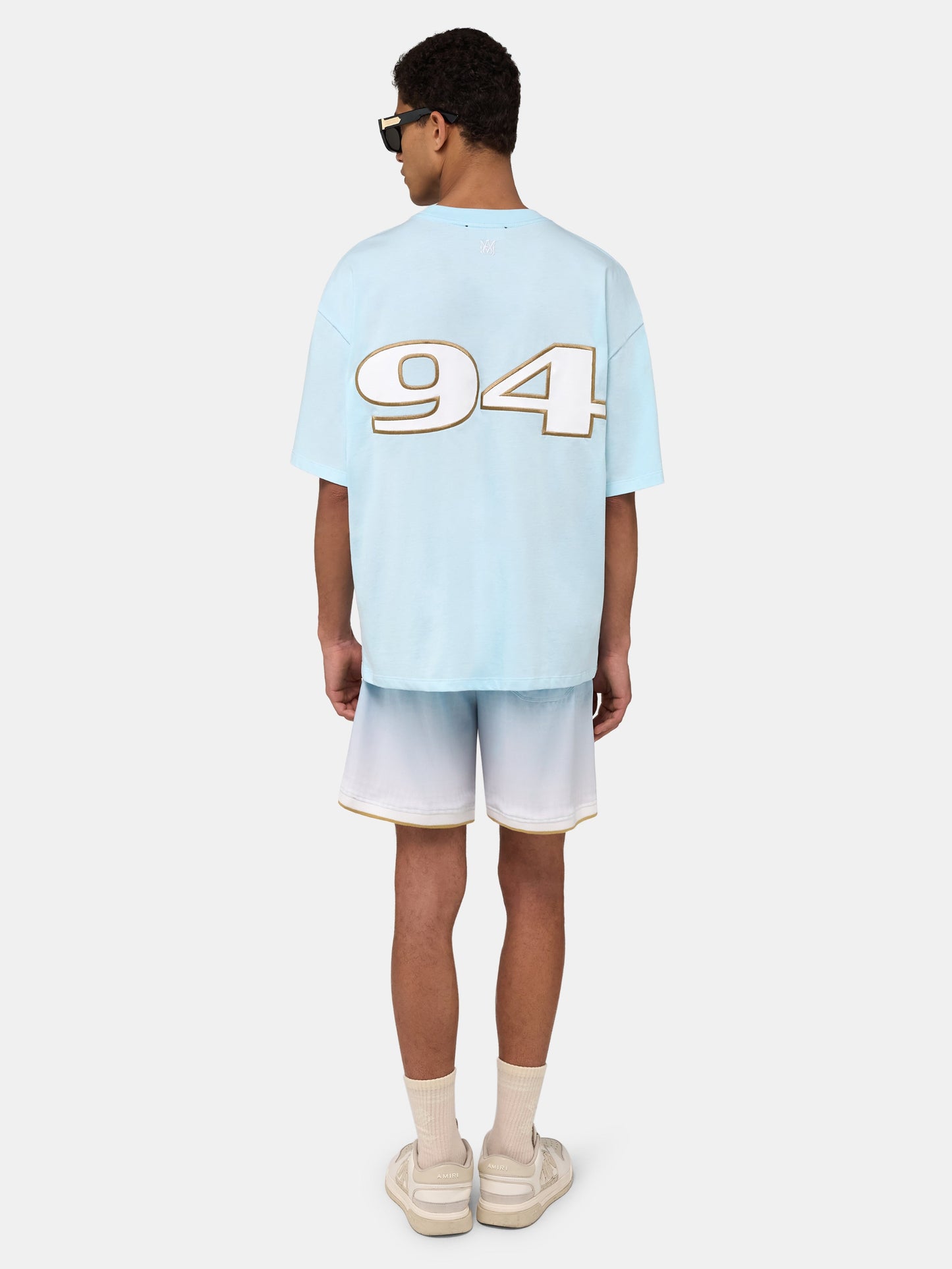 Amiri Sport 94 Oversized Tee - Sky | Amiri Value