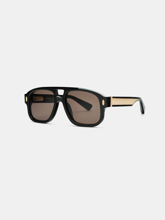 Wilshire Sunglasses - Black Black | Amiri Budget Friendly
