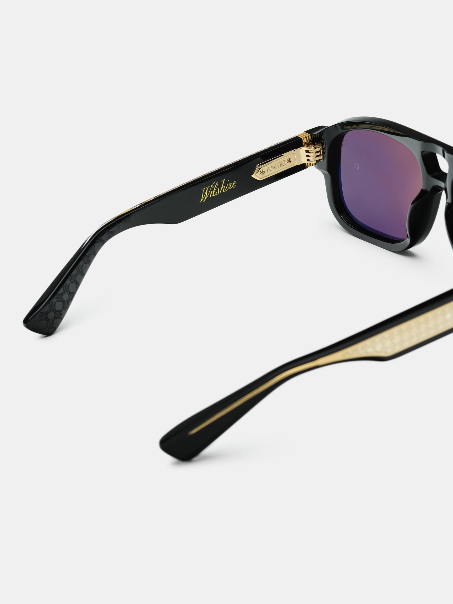 Wilshire Sunglasses - Black Black | Amiri Budget Friendly
