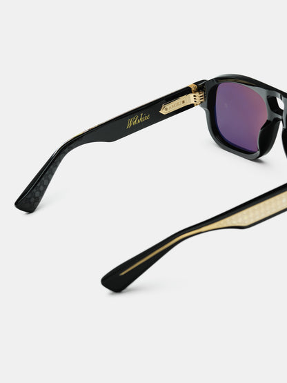 Wilshire Sunglasses - Black Black | Amiri Budget Friendly
