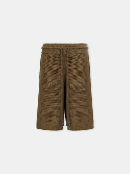 Amiri Crochet Mesh Short - Espresso | Amiri Value