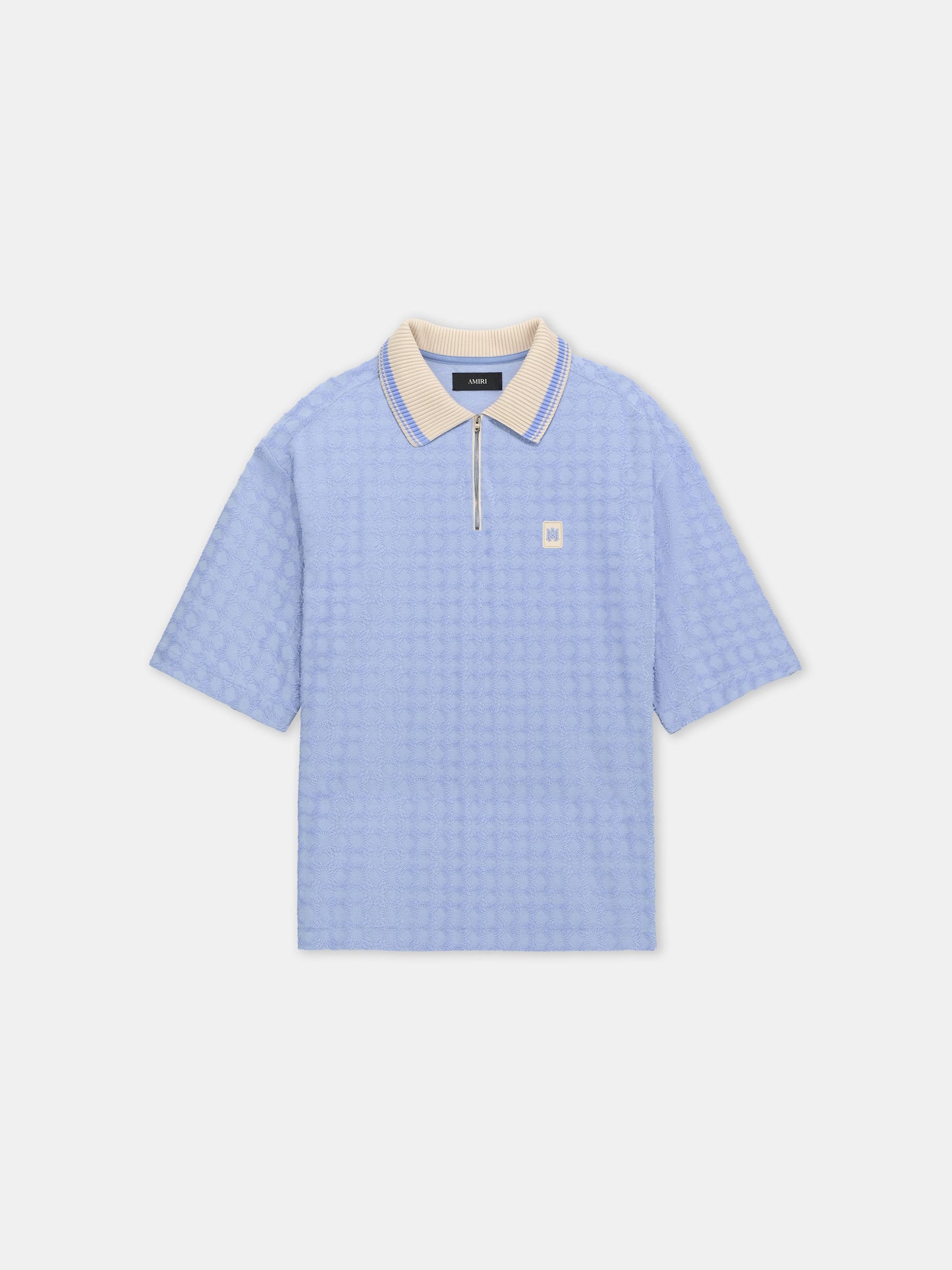 Ma Quad Zip Toweling Polo - Skyline Blue | Amiri Featured
