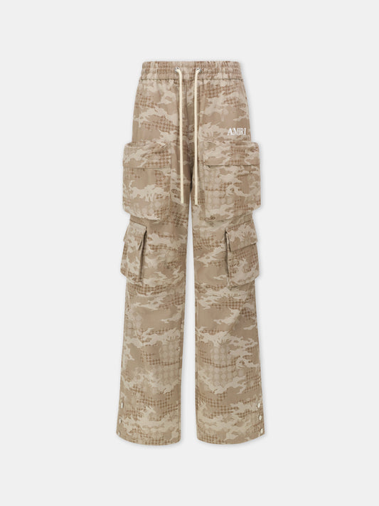 Camo Drawstring Cargo Pant - Dark Alabaster | Amiri Value