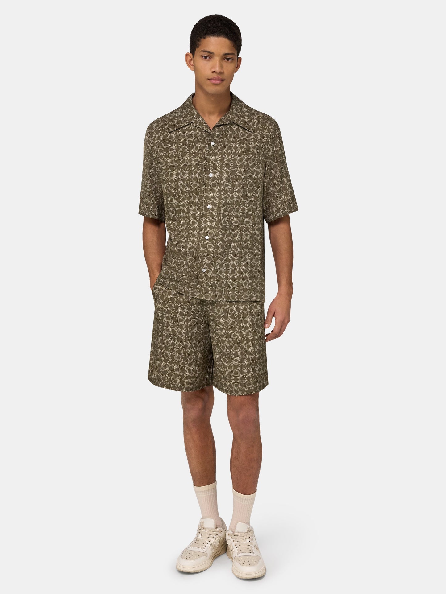 Ma Quad Camp Shirt - Thyme | Amiri Featured