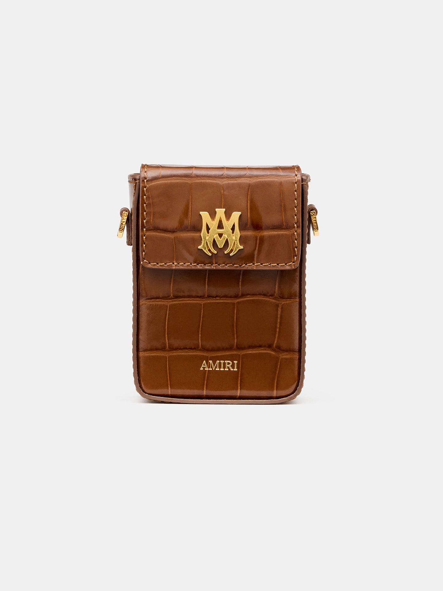 Croc Embossed Cigarette Case - Malt | Amiri Featured
