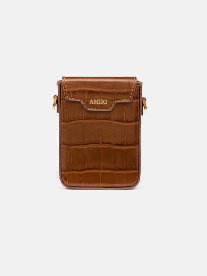 Croc Embossed Cigarette Case - Malt | Amiri Featured