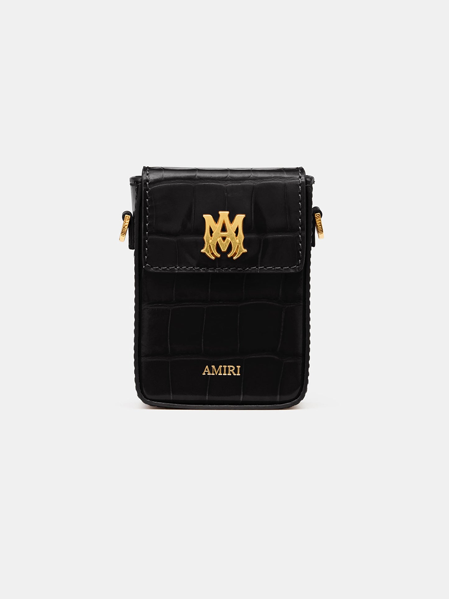 Croc Embossed Cigarette Case - Black | Amiri Popular Choice