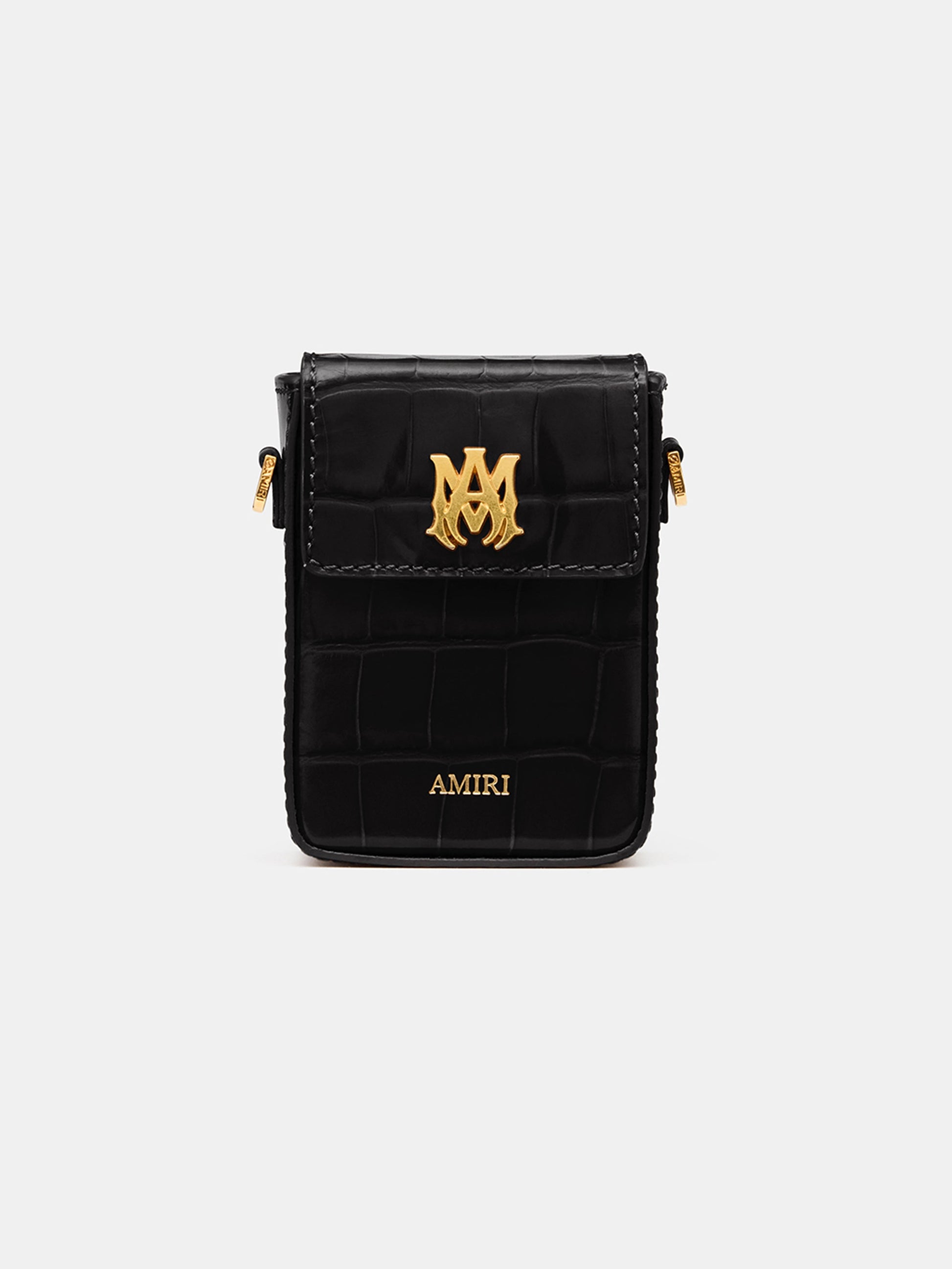 Croc Embossed Cigarette Case - Black | Amiri Popular Choice