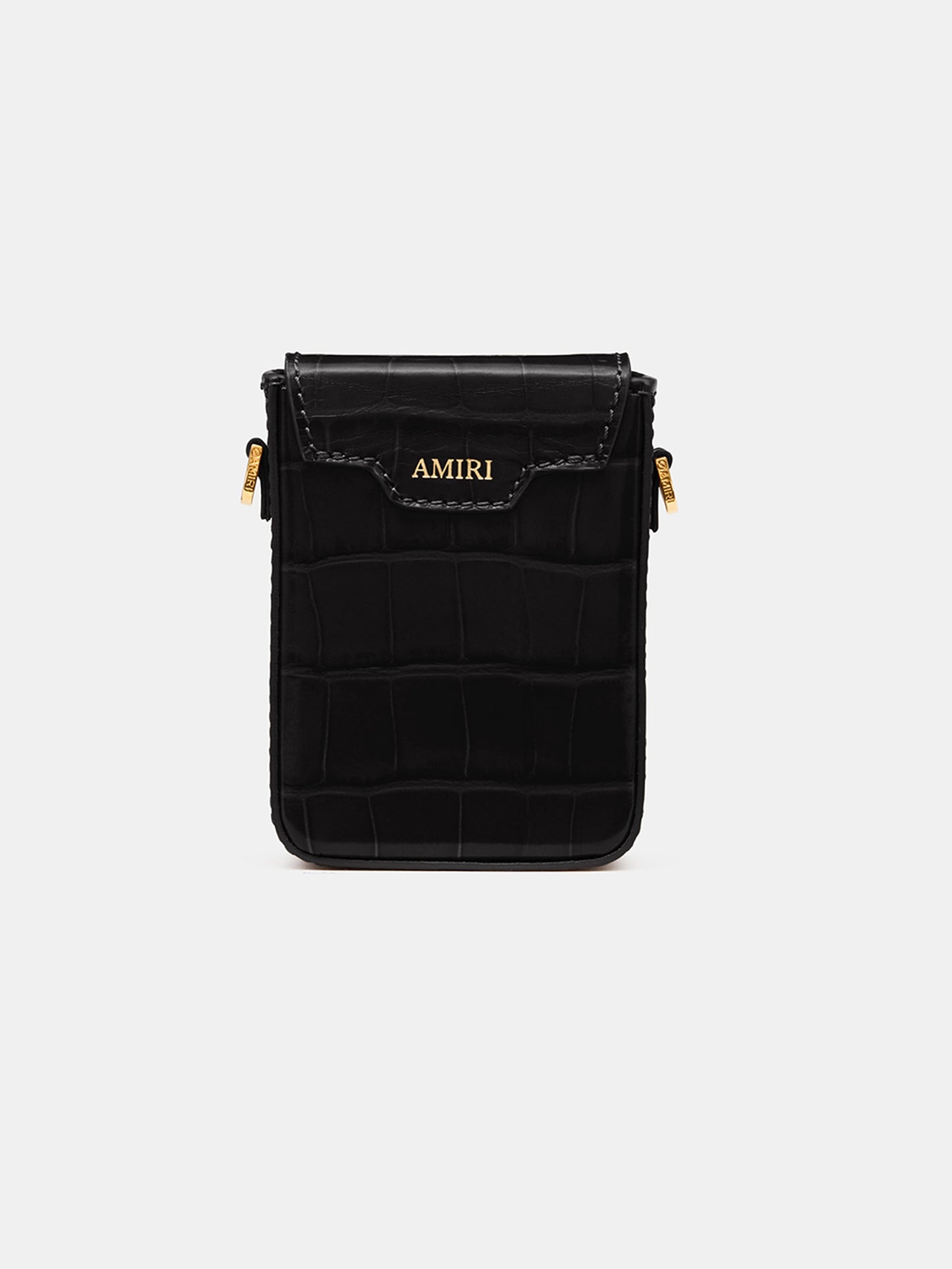 Croc Embossed Cigarette Case - Black | Amiri Popular Choice