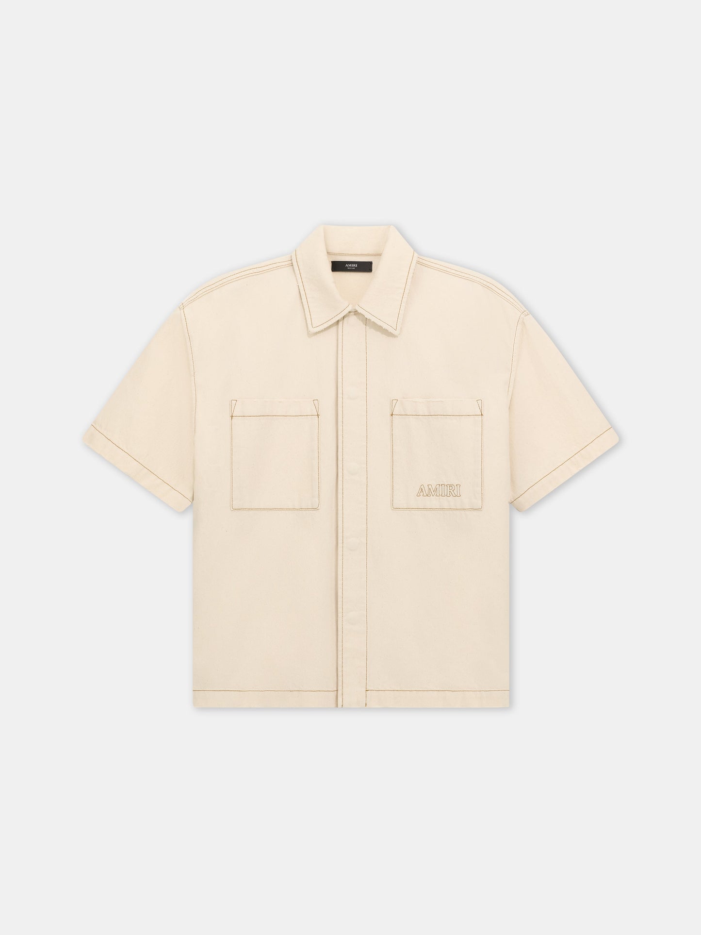 Amiri Denim Shirt - Ecru | Amiri Featured
