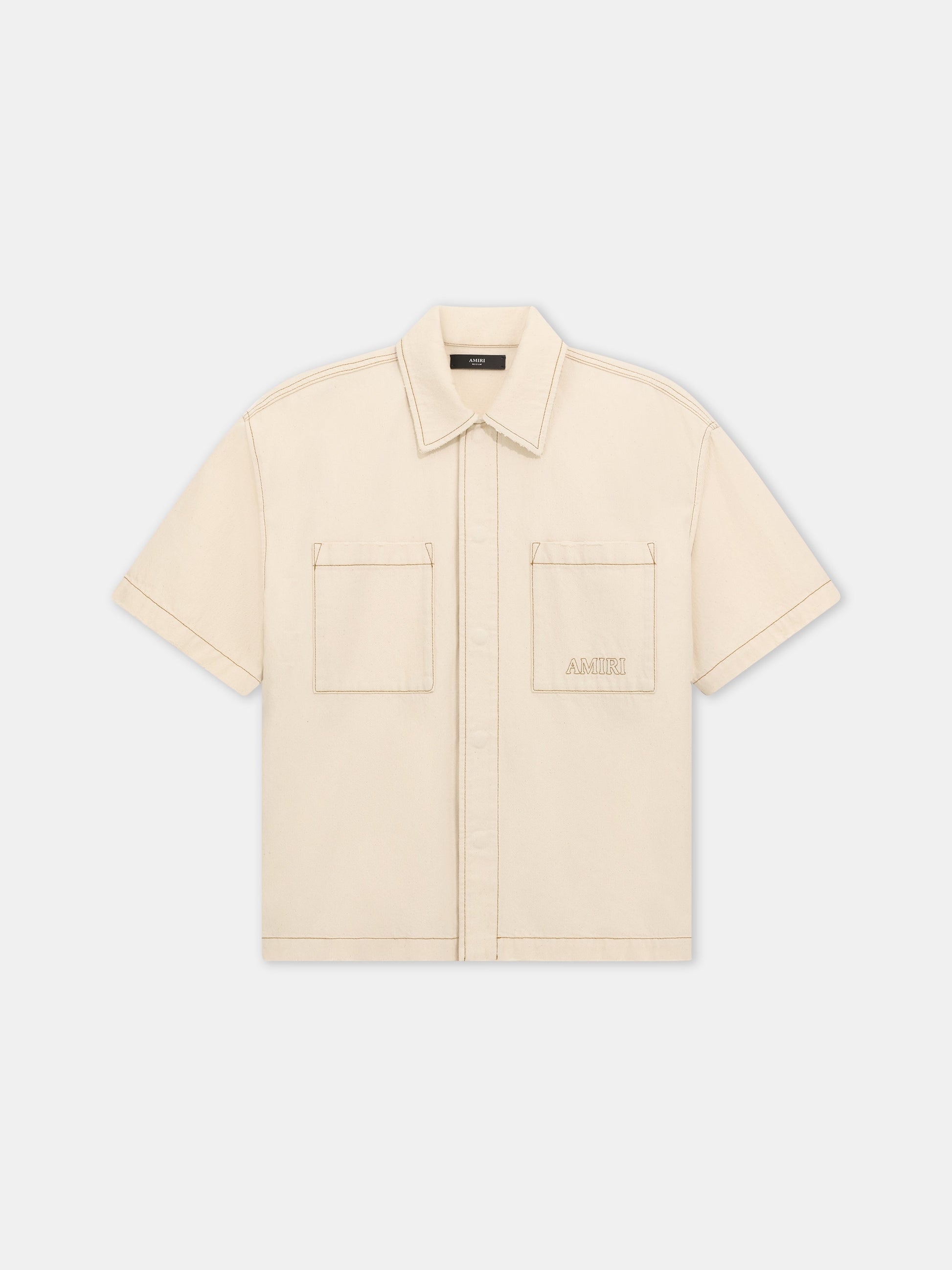 Amiri Denim Shirt - Ecru | Amiri Featured