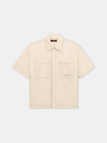 Amiri Denim Shirt - Ecru | Amiri Featured
