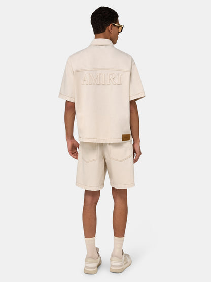 Amiri Denim Shirt - Ecru | Amiri Featured