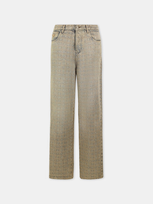 Ma Quad Jacquard Baggy Jean - Multi | Amiri Popular Choice