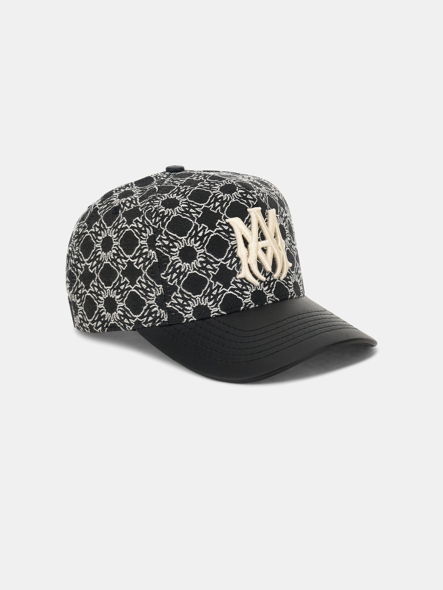 Ma Quad Jacquard Hat - Black | Amiri Sale
