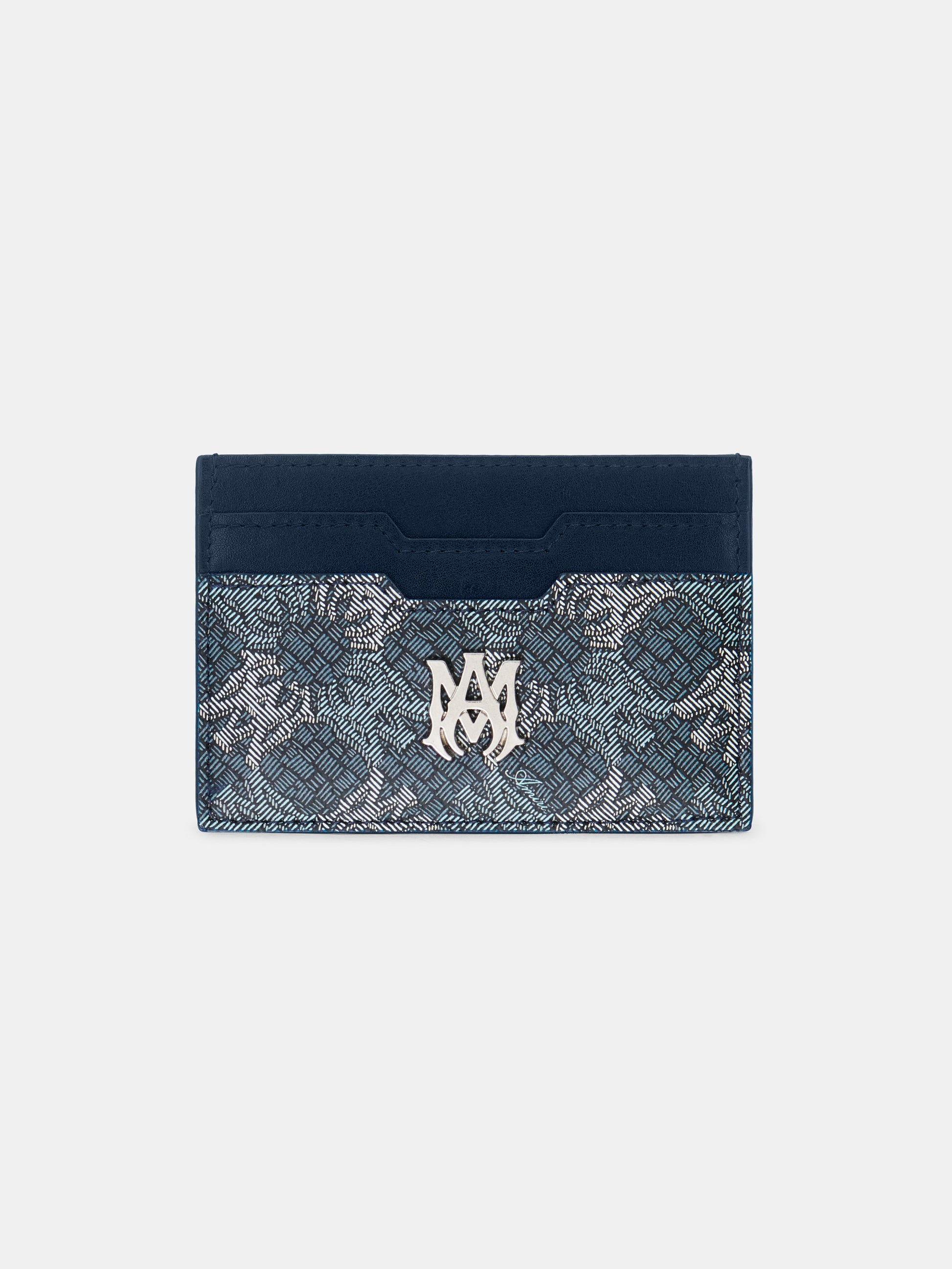 Ma Quad Canvas Card Holder - Blue | Amiri Online