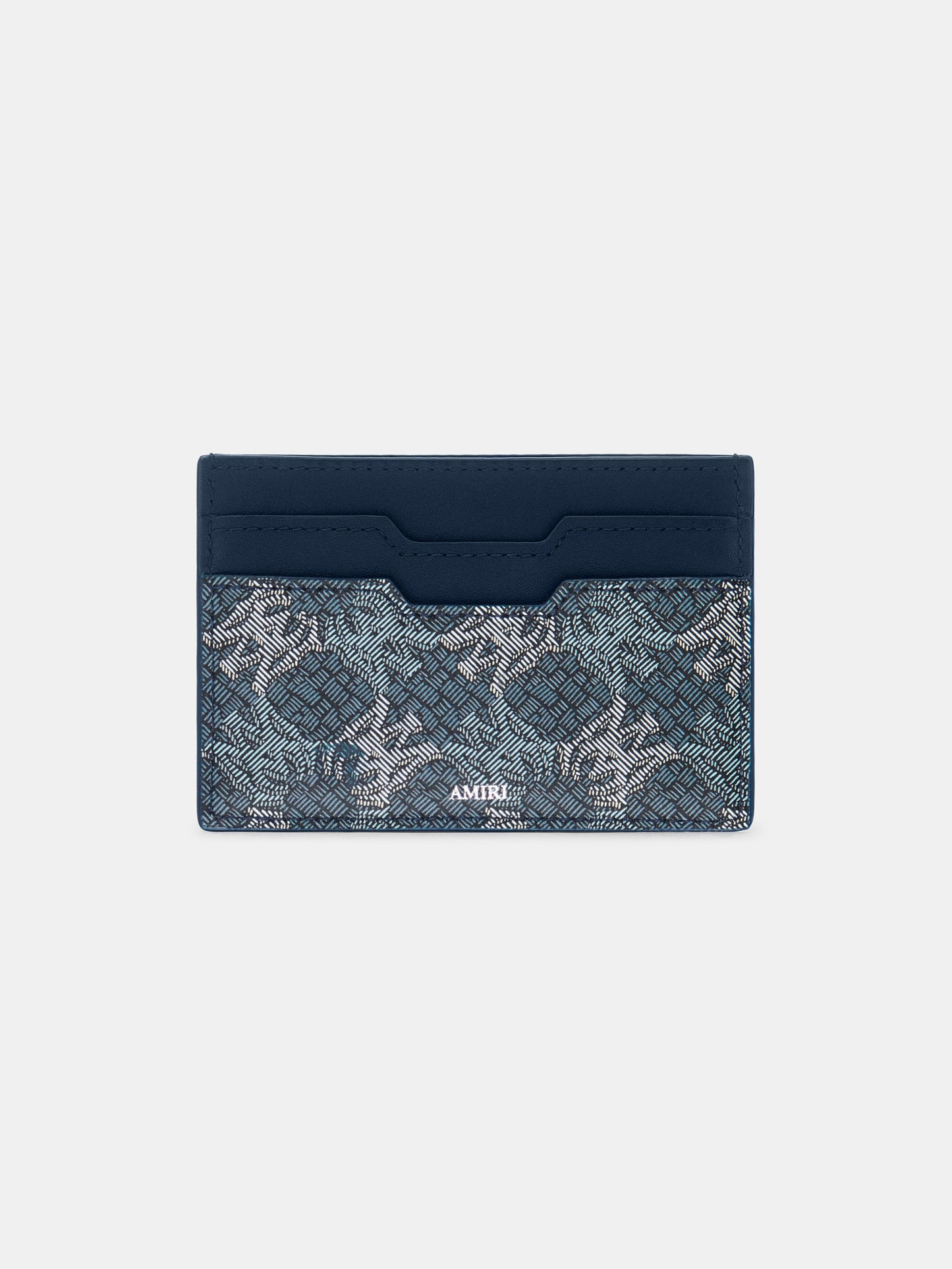 Ma Quad Canvas Card Holder - Blue | Amiri Online