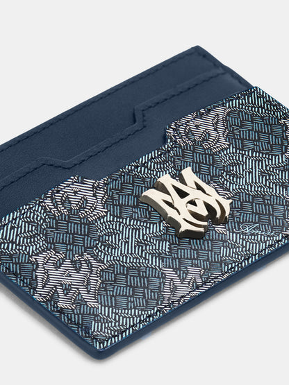 Ma Quad Canvas Card Holder - Blue | Amiri Online