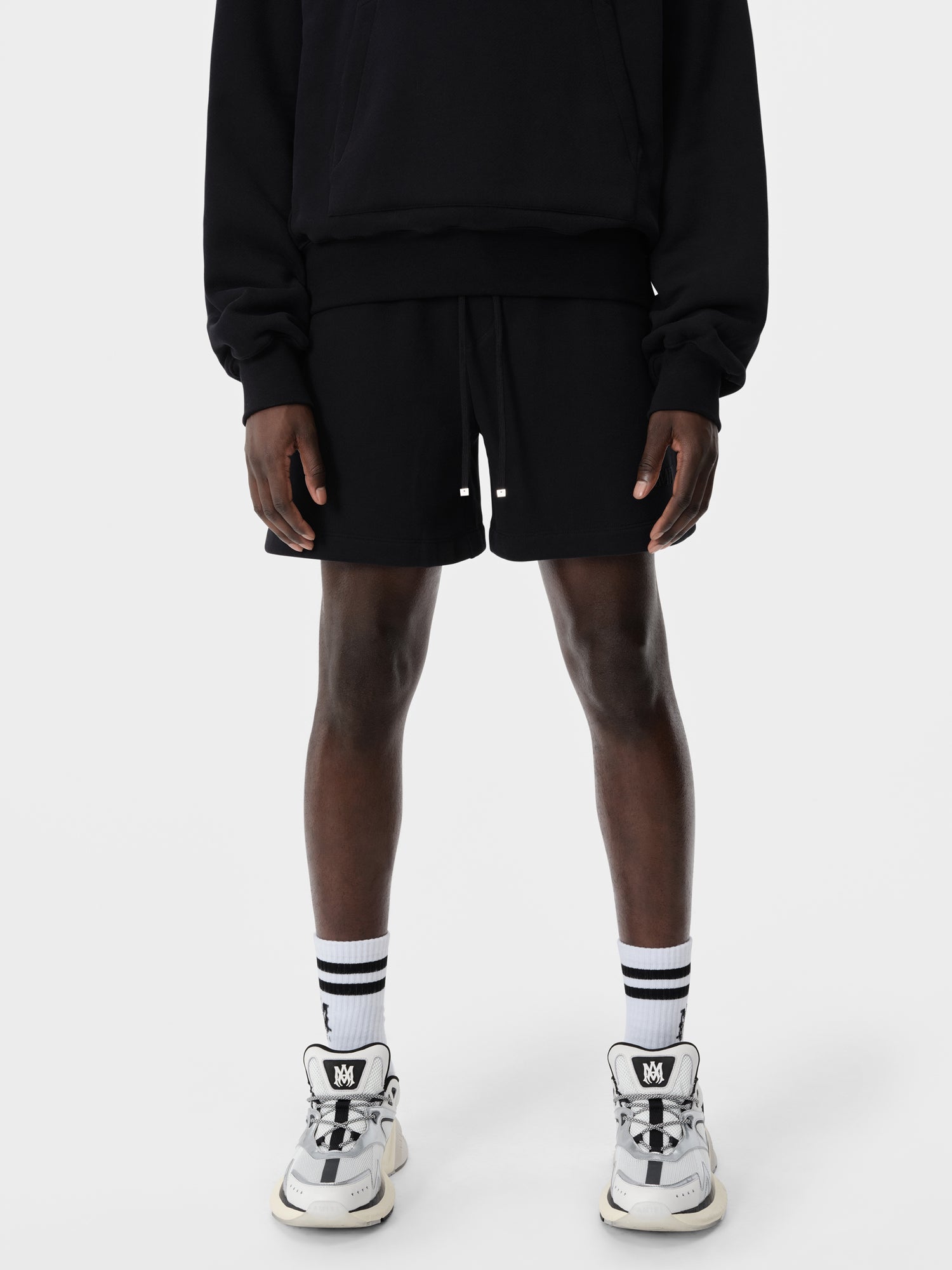 Amiri Embroidered Short - Black | Amiri Featured