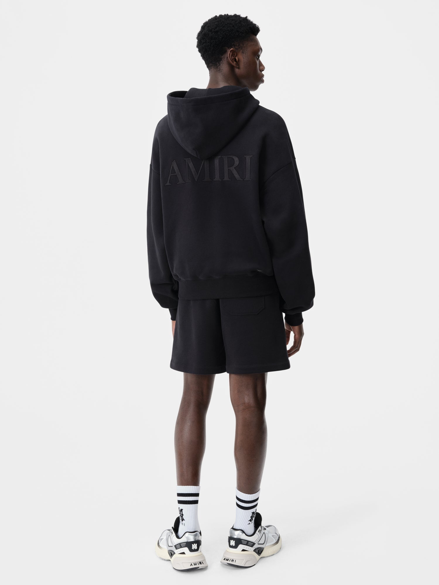 Amiri Embroidered Short - Black | Amiri Featured