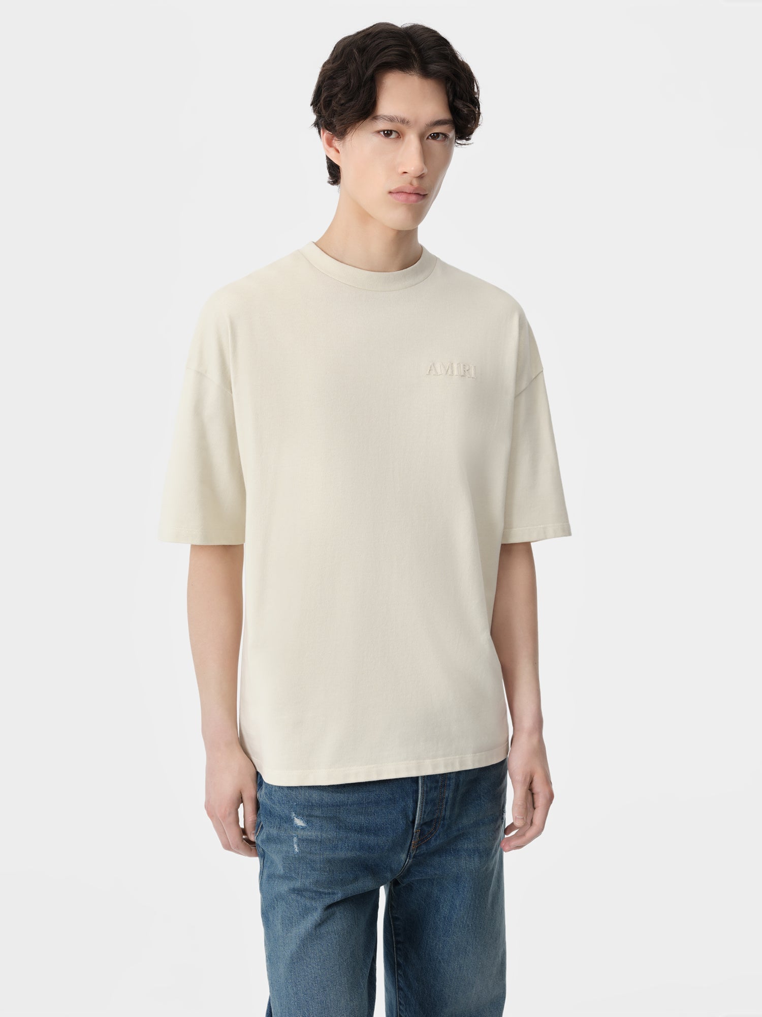 Amiri Oversized Tee - Birch | Amiri Best Seller