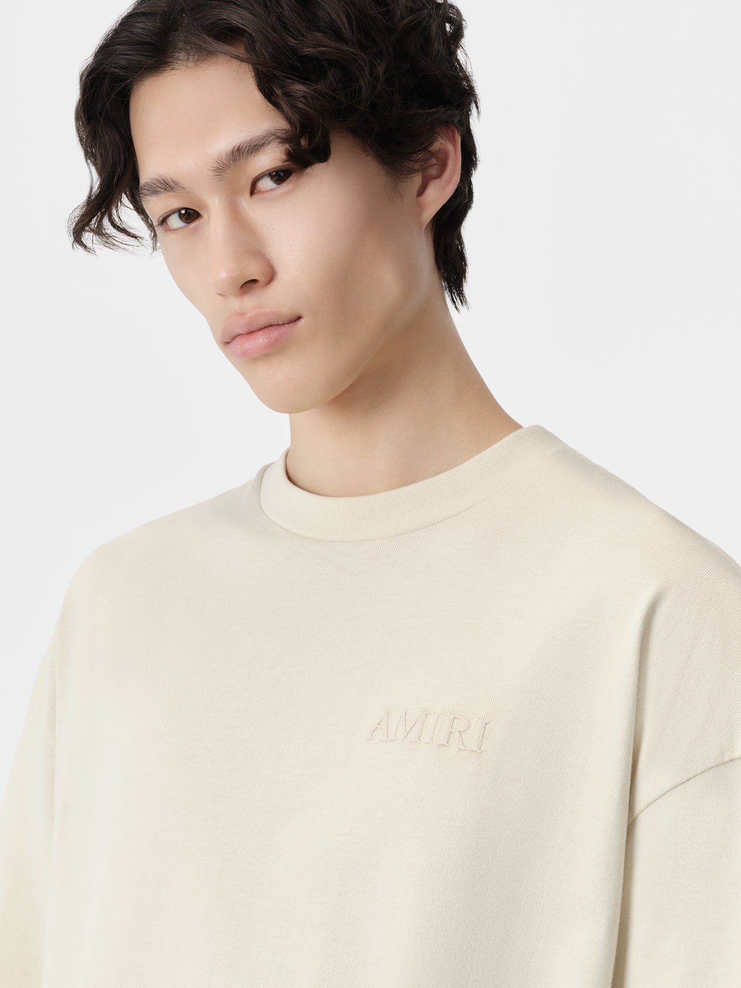 Amiri Oversized Tee - Birch | Amiri Best Seller