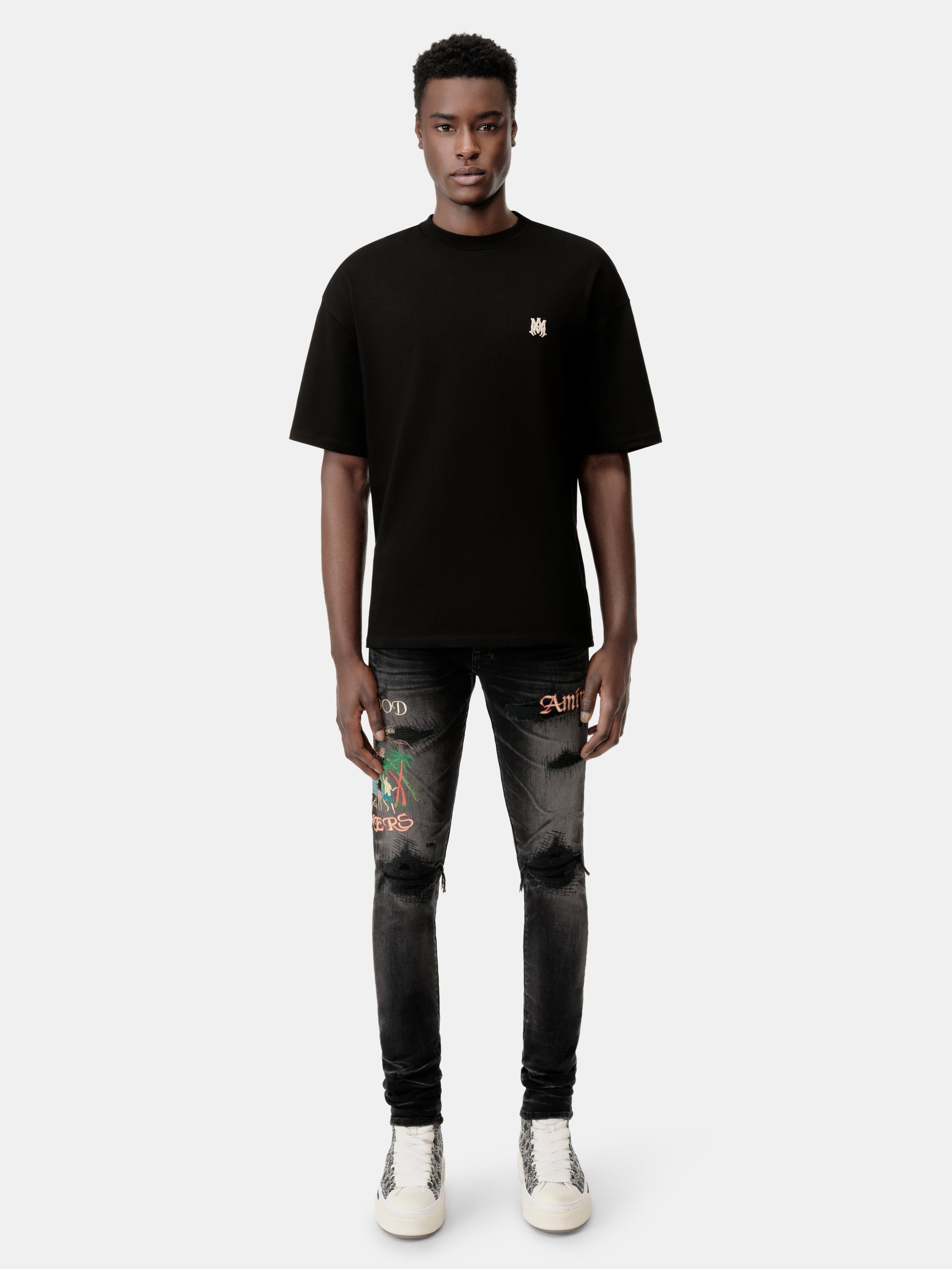 Ma Skater Tee - Black | Amiri Online