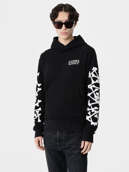 Bones Stacked Hoodie - Black | Amiri Budget Friendly