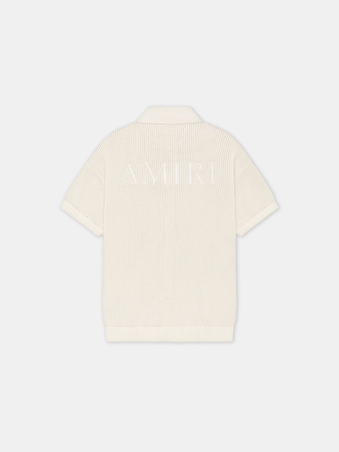 Amiri Crochet Mesh Shirt - Ivory | Amiri Featured