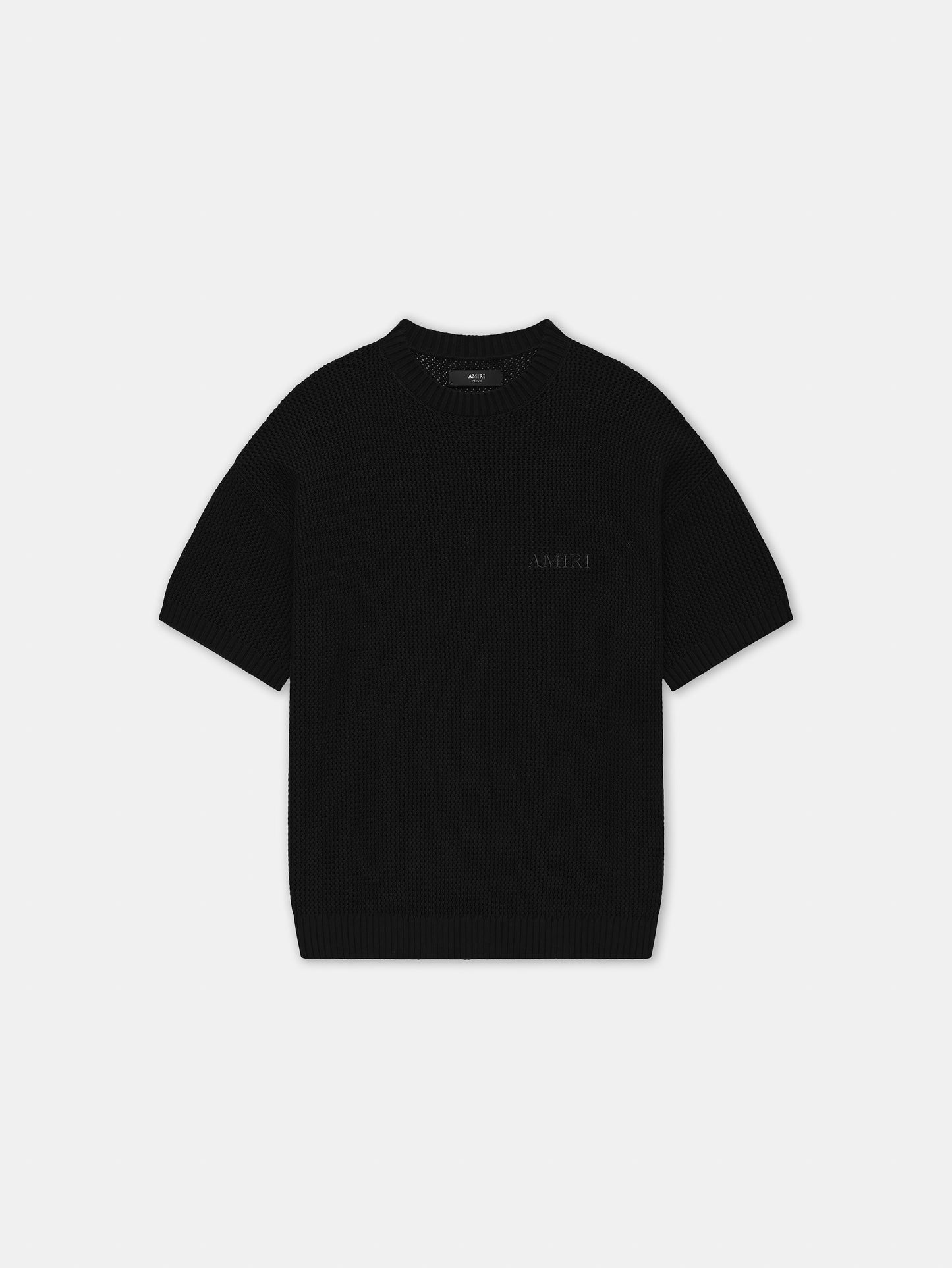Amiri Crochet Mesh Tshirt - Black | Amiri Popular Choice
