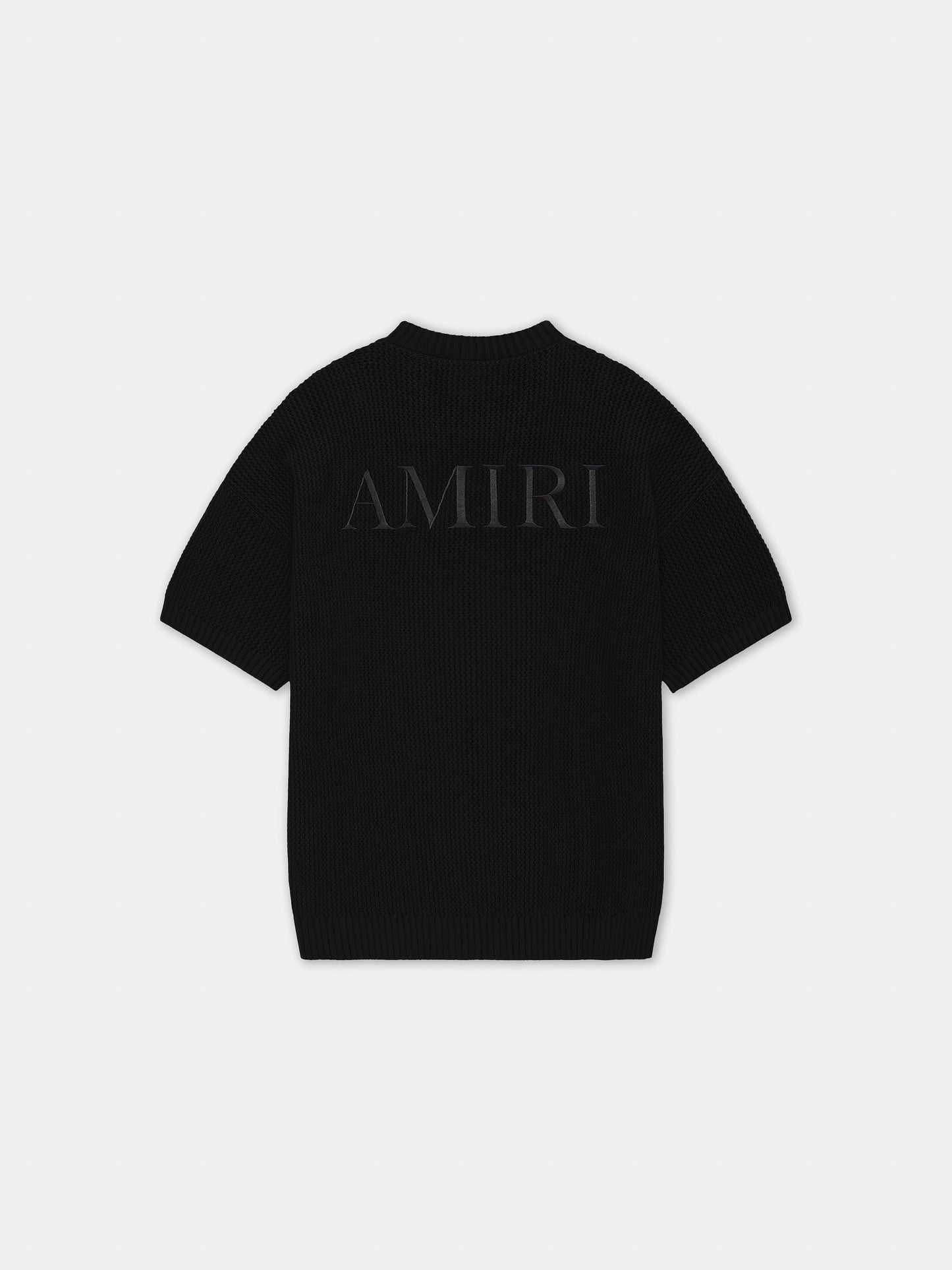 Amiri Crochet Mesh Tshirt - Black | Amiri Popular Choice