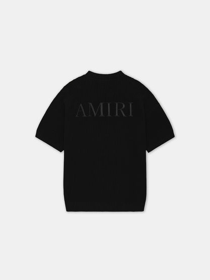 Amiri Crochet Mesh Tshirt - Black | Amiri Popular Choice