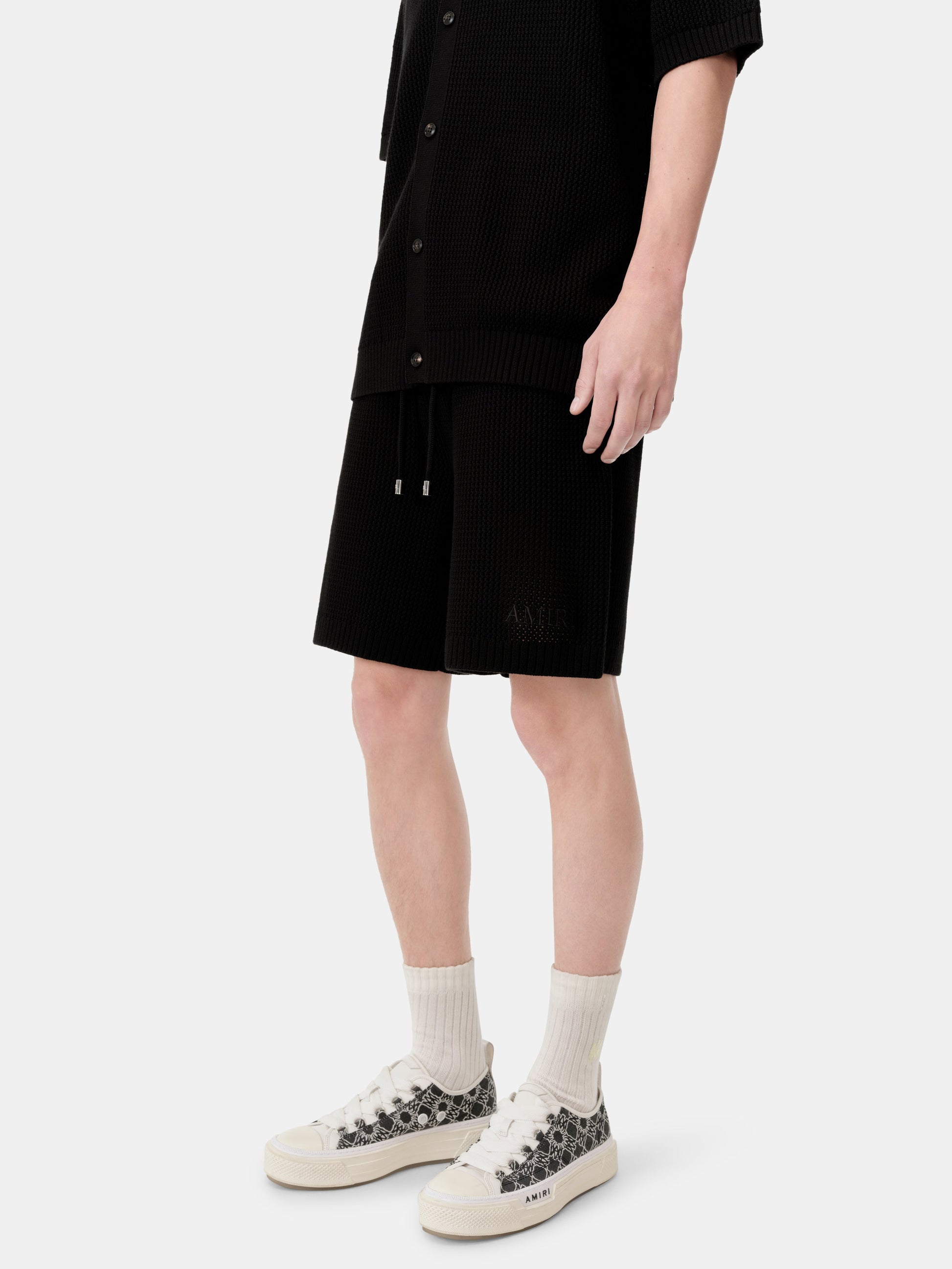Amiri Crochet Mesh Short - Black | Amiri Best Seller