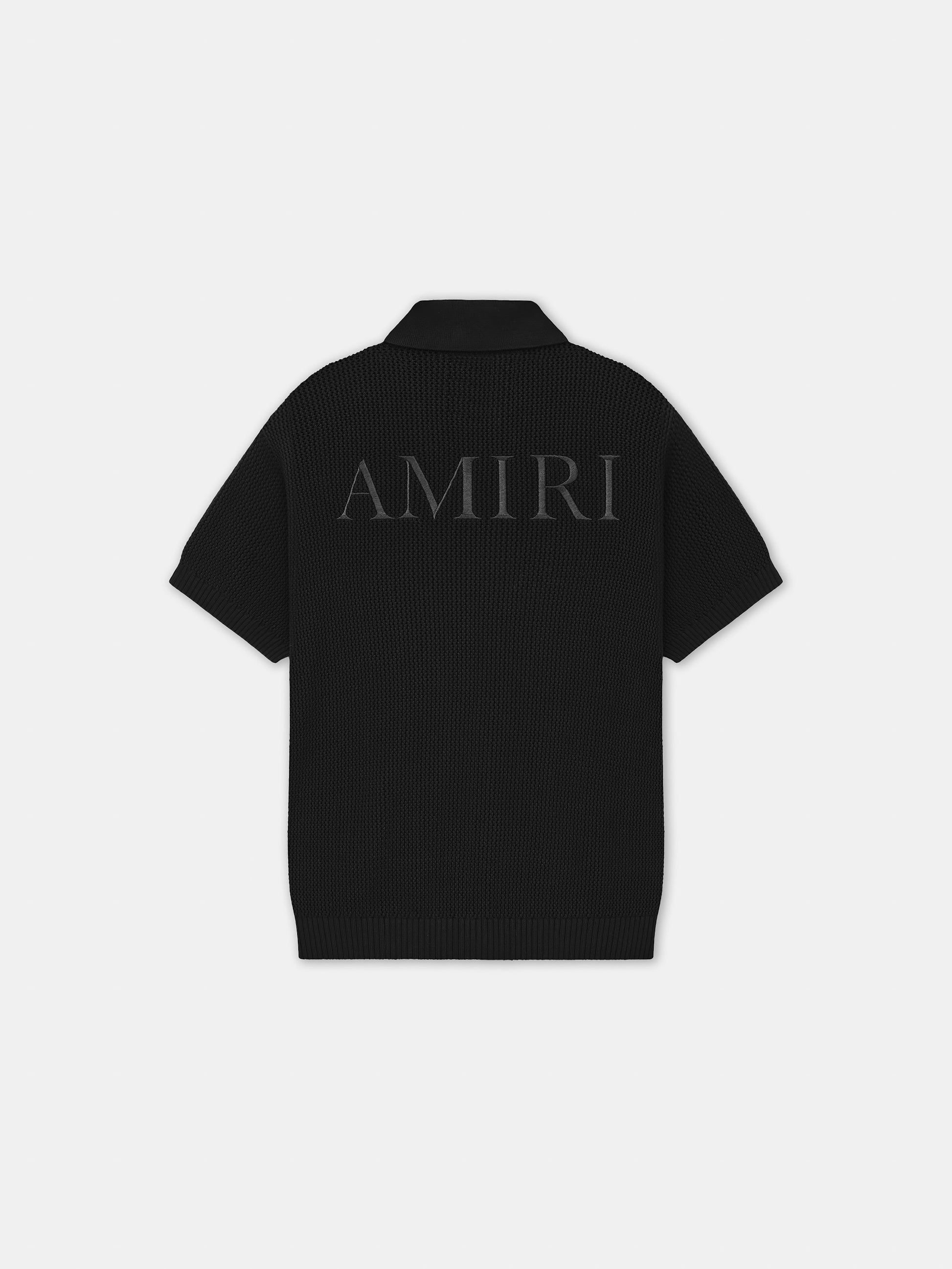 Amiri Crochet Mesh Shirt - Black | Amiri Sale