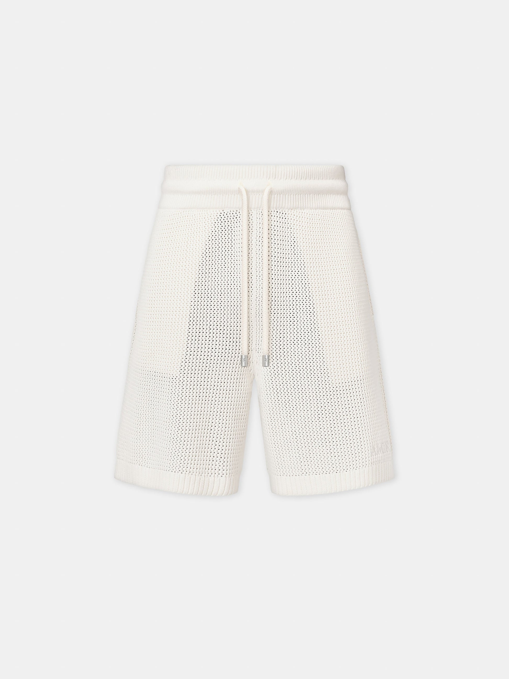 Amiri Crochet Mesh Short - Ivory | Amiri Online