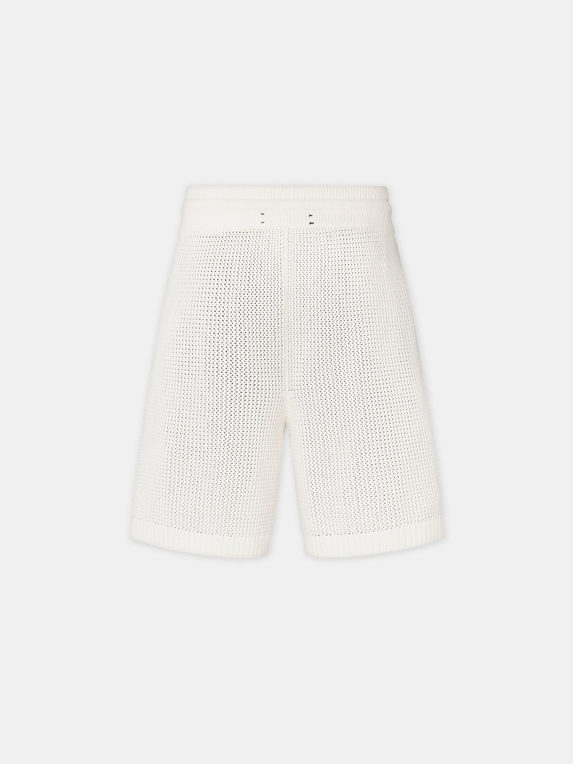 Amiri Crochet Mesh Short - Ivory | Amiri Online