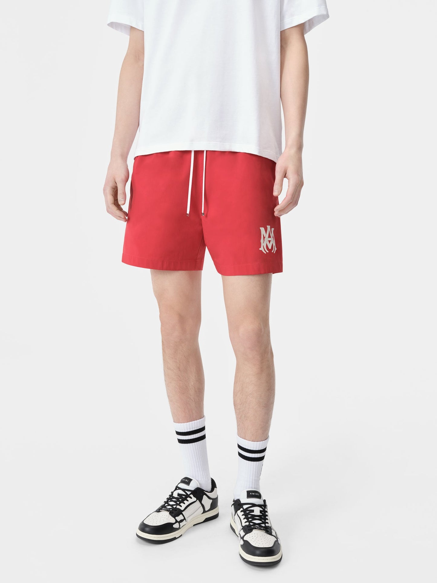 Ma Core Logo Swim Trunk - Red | Amiri Popular Choice