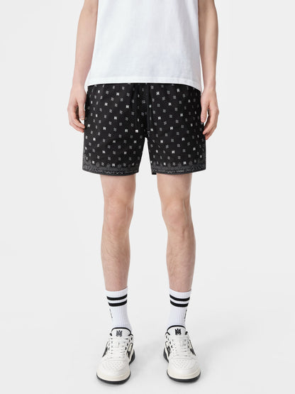 Ma Paisley Swim Trunk - Black | Amiri Best Seller