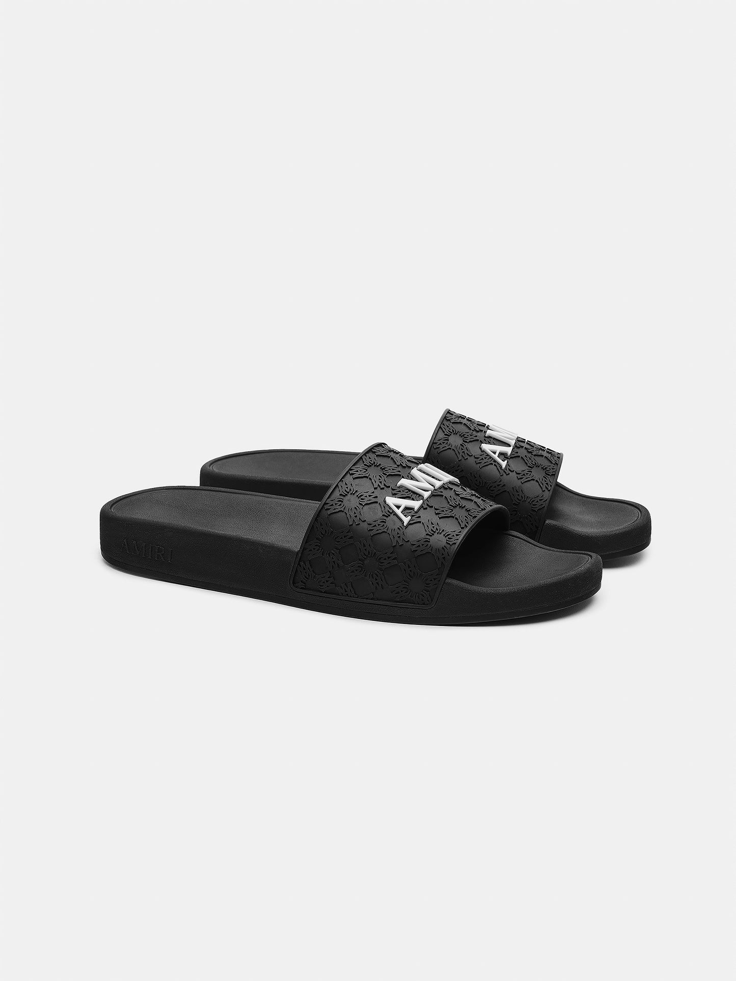 Ma Quad Pool Slide - Black | Amiri Online