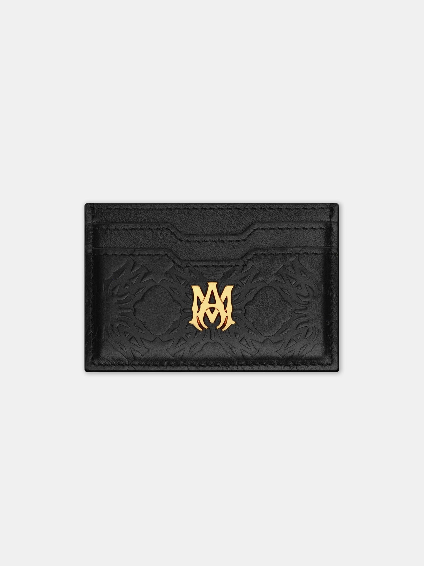 Ma Quad Leather Card Holder - Black | Amiri Affordable